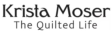 Logo for Krista Moser The Quilted Life