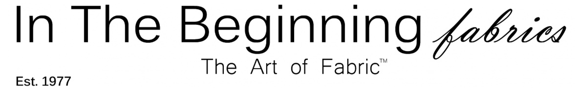 In the Beginning Fabrics logo sponsor 2026