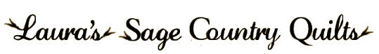 Laura's Sage Country Quilts logo sponsor
